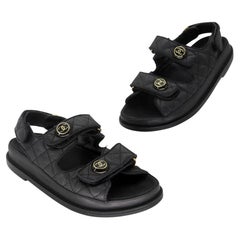 flat chanel slides women 8