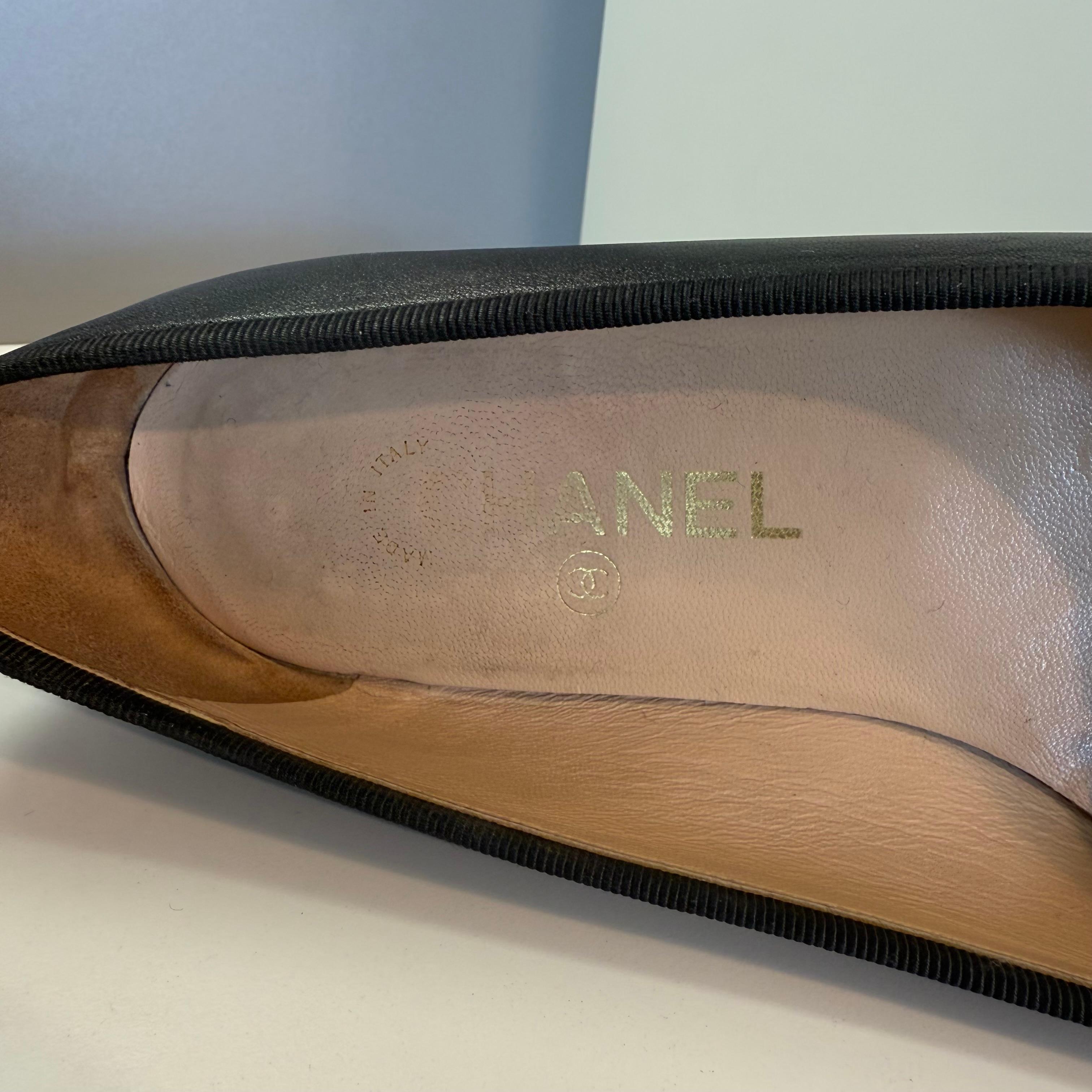 Chanel Cambon Ballerina IT 38.5 2