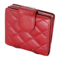 Chanel Cambon CC Bifold Quilted Lambskin Wallet LV-1104P-0011
