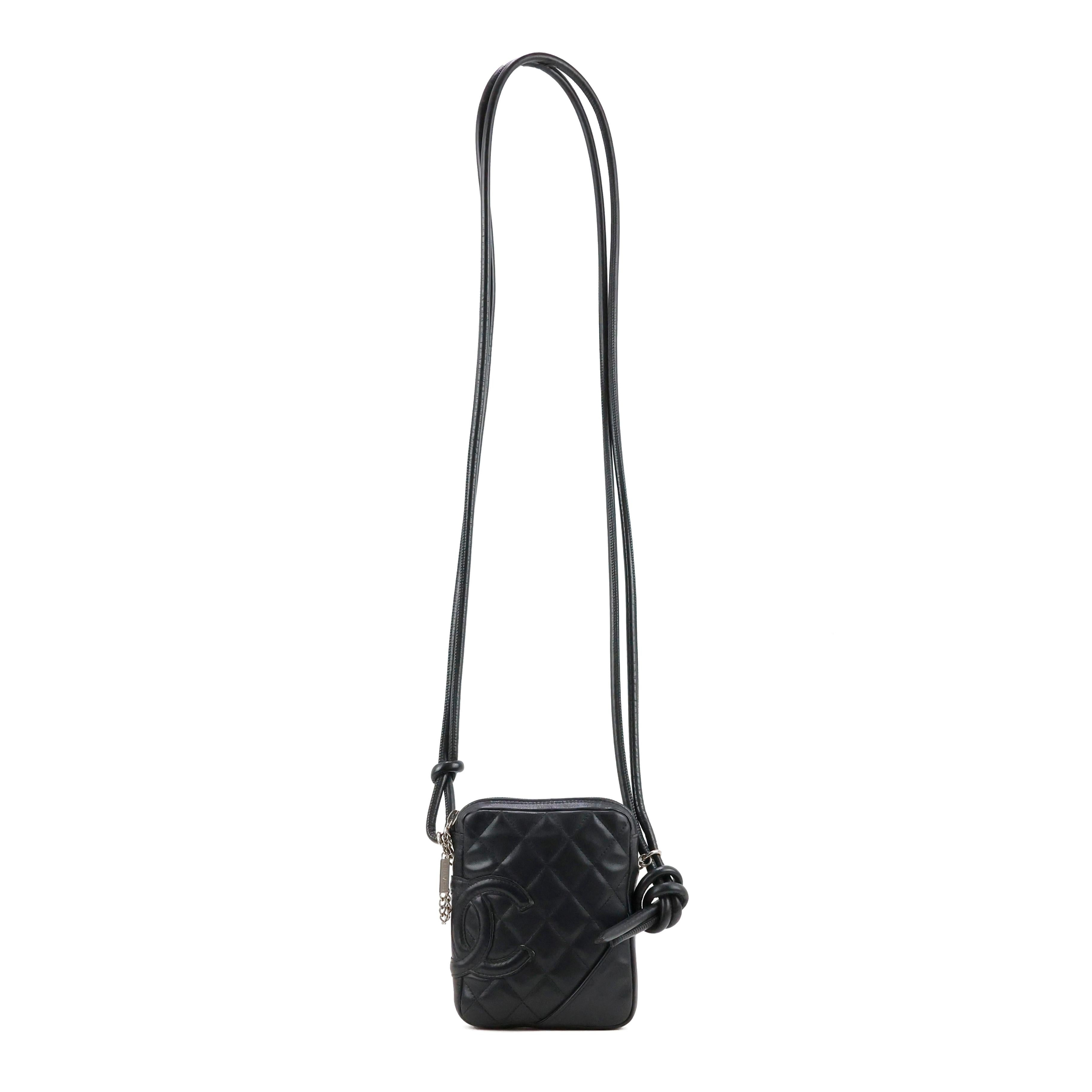 Chanel Cambon Crossbody Bag in Lambskin Leather For Sale 6