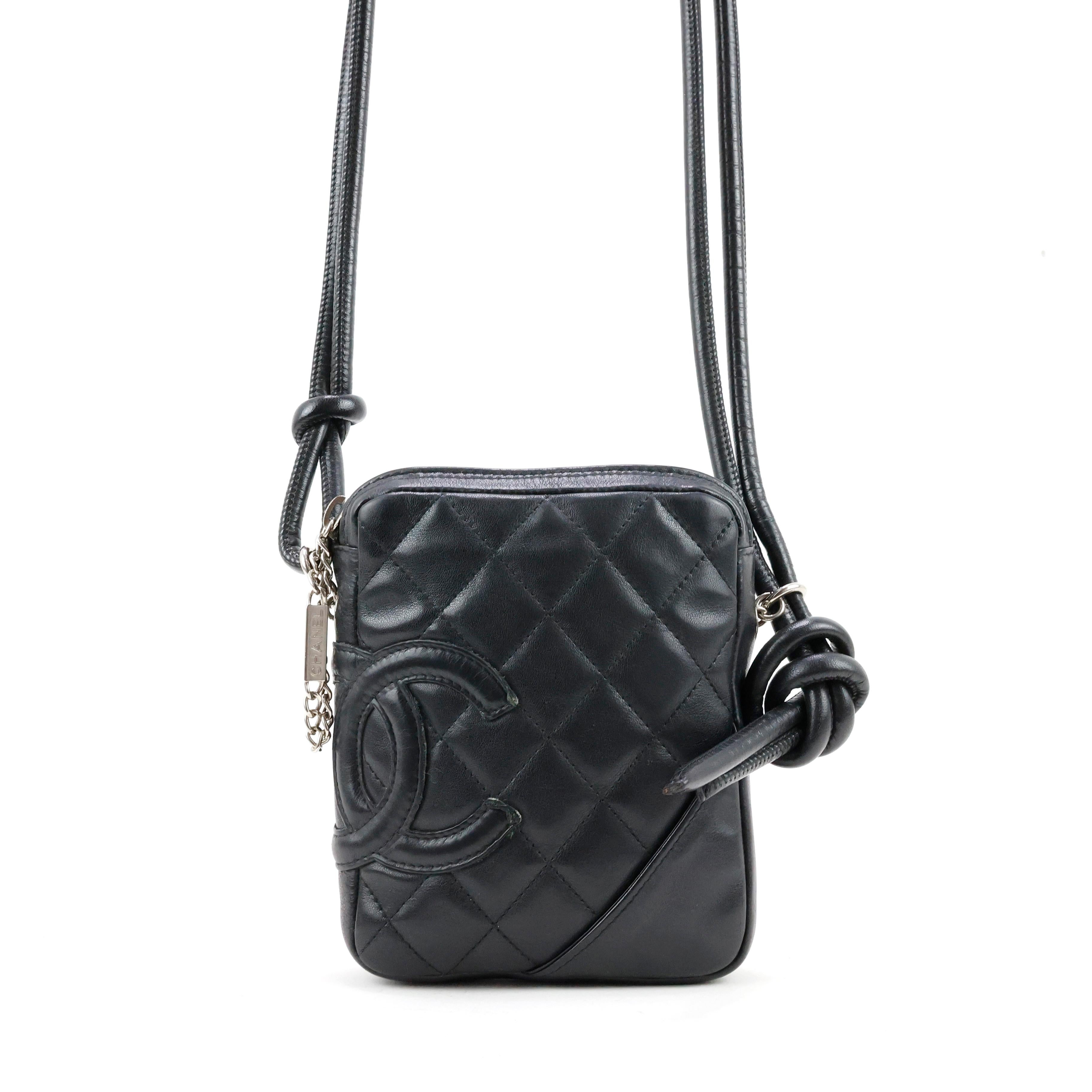 Chanel Cambon Crossbody Bag in Lambskin Leather For Sale 7