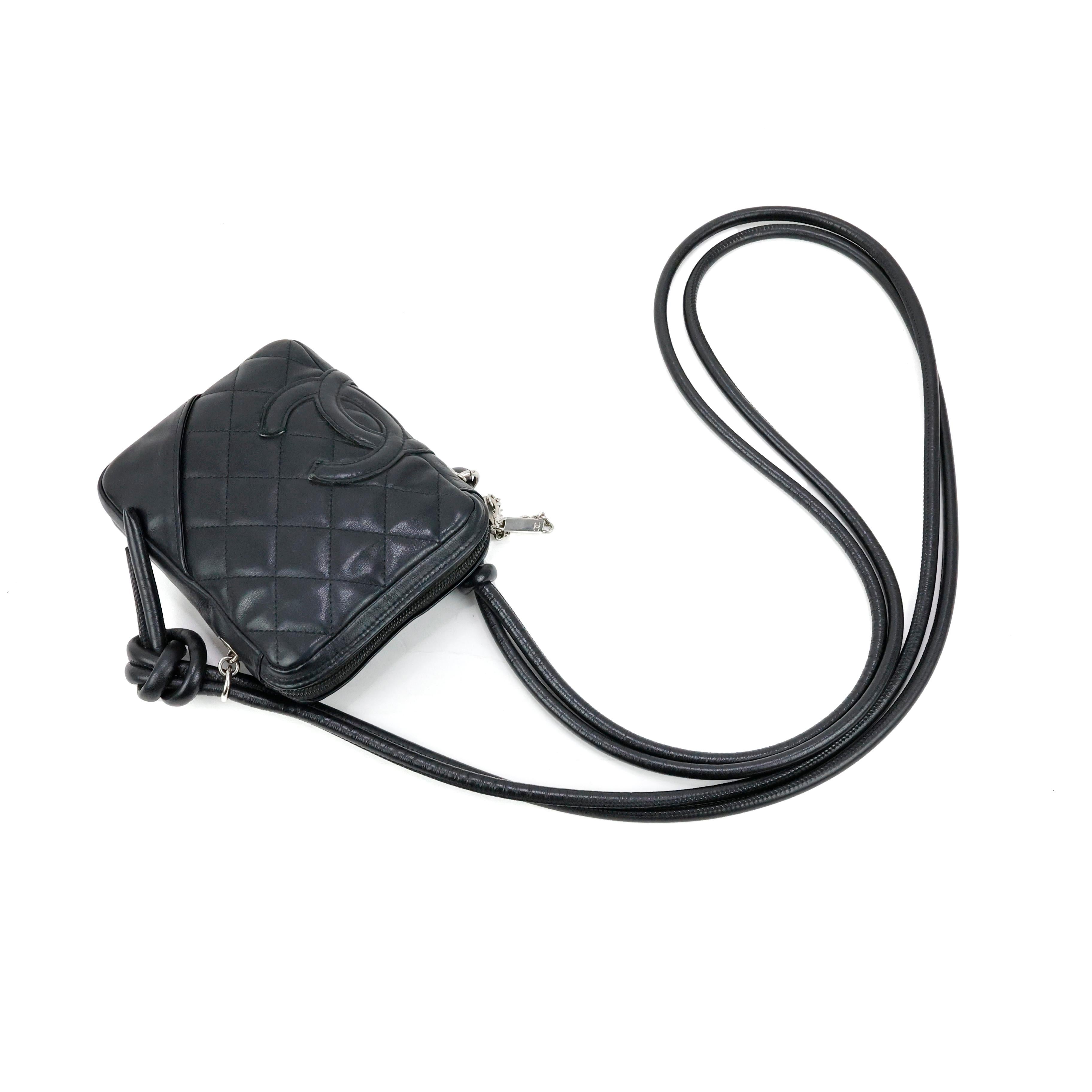 Chanel Cambon Crossbody Bag in Lambskin Leather In Good Condition For Sale In Bressanone, IT
