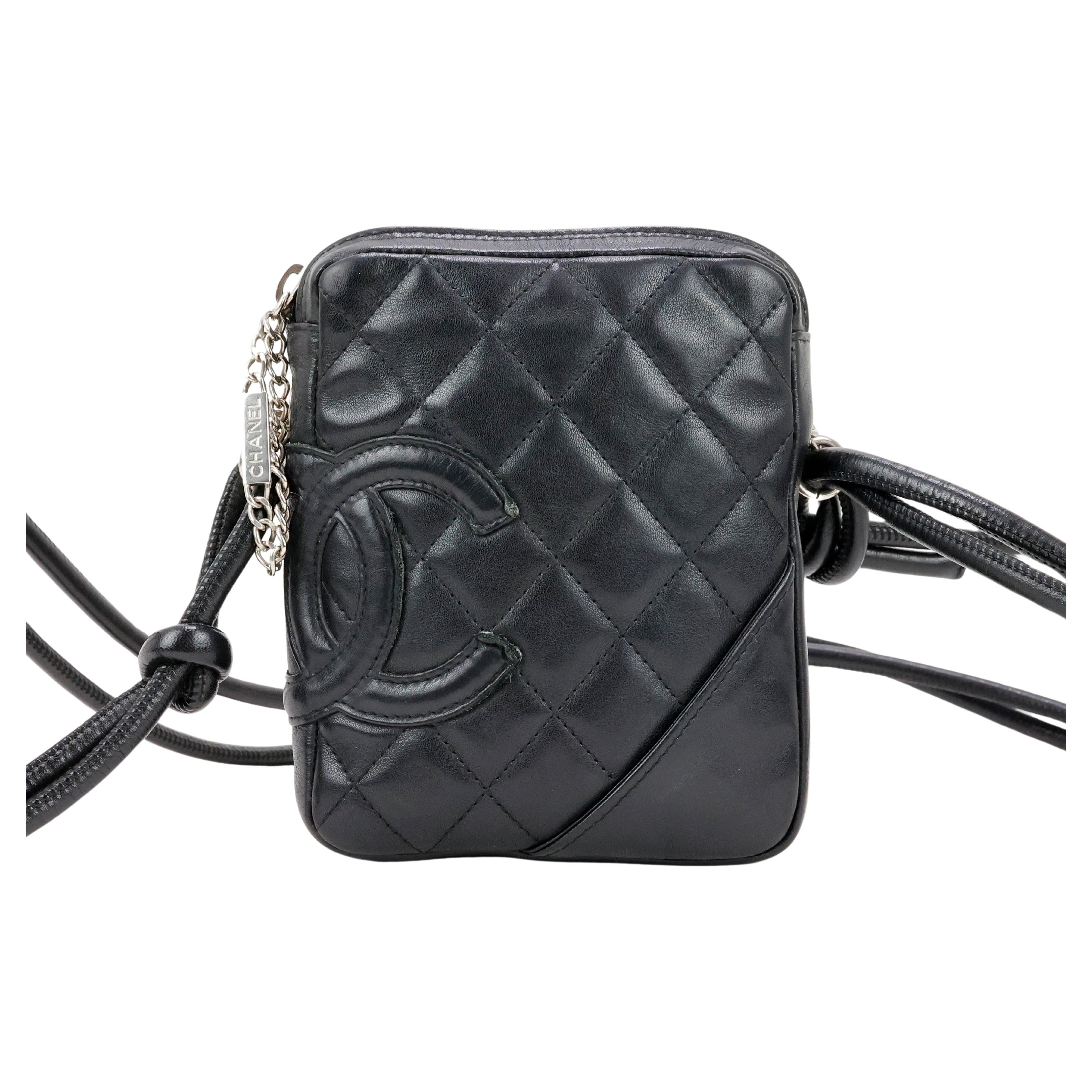 Chanel Cambon Crossbody Bag in Lambskin Leather For Sale