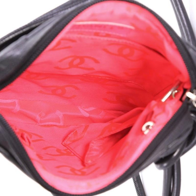 Cambon Chanel quilted shoulder bag in red leather ref.805878 - Joli Closet