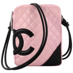 Chanel Cambon Crossbody Bag Quilted Leather Medium