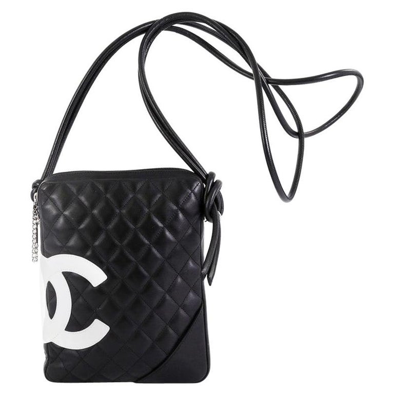 2004 Chanel Pink Ligne Cambon Quilted Pochette Bag at 1stDibs