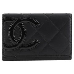 Chanel Cambon Flap Card Case Quilted Lambskin
