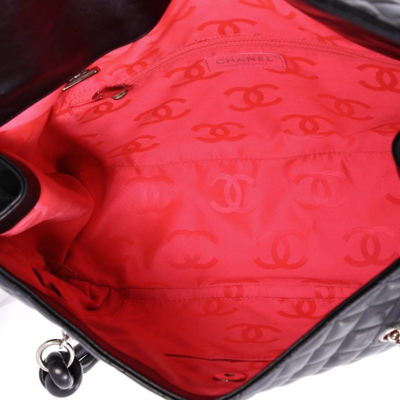 Chanel Cambon Flap Tote Quilted Leather Large 1