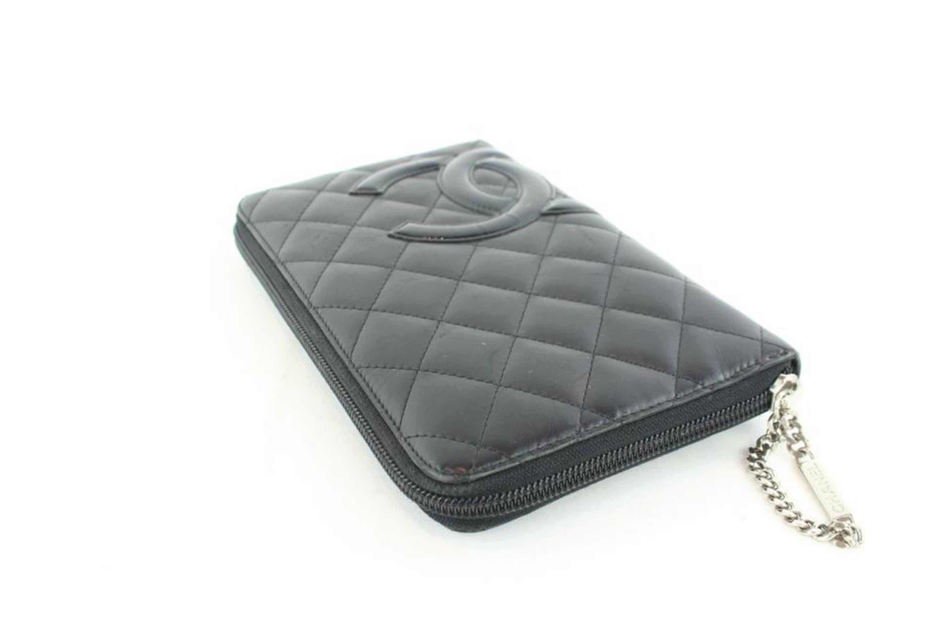 Chanel Cambon L Ligne Quilted Zip Around Organizer L-gusset Wallet 25cz1129  For Sale 1