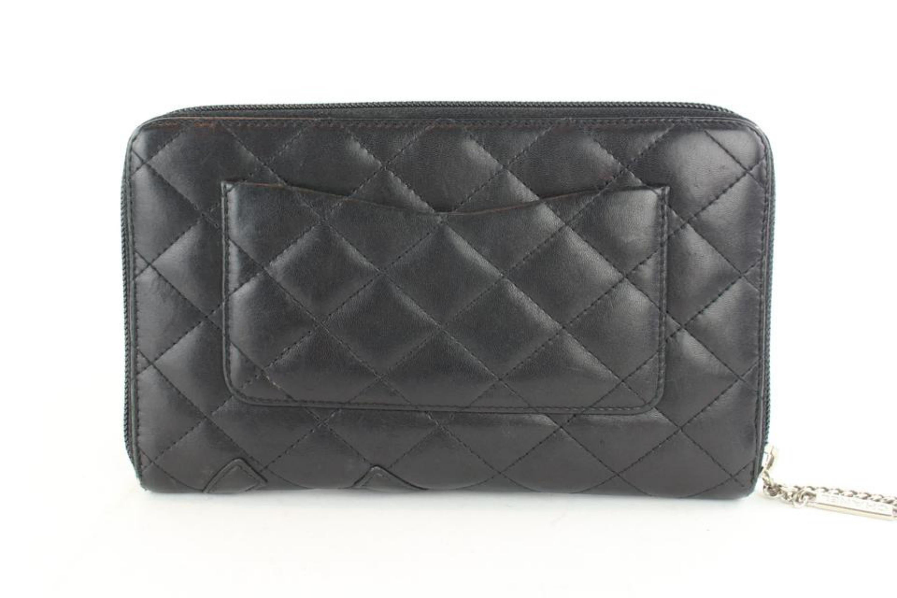Chanel Cambon L Ligne Quilted Zip Around Organizer L-gusset Wallet 25cz1129  For Sale 3