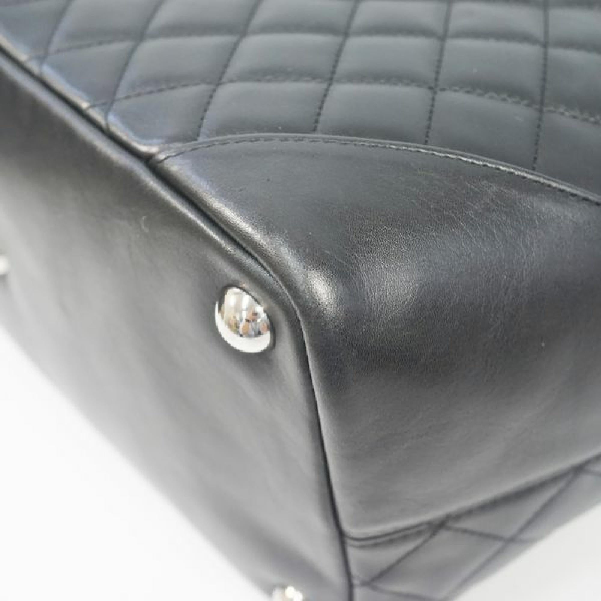 Women's CHANEL Cambon large tote Womens tote bag A25169 black x white