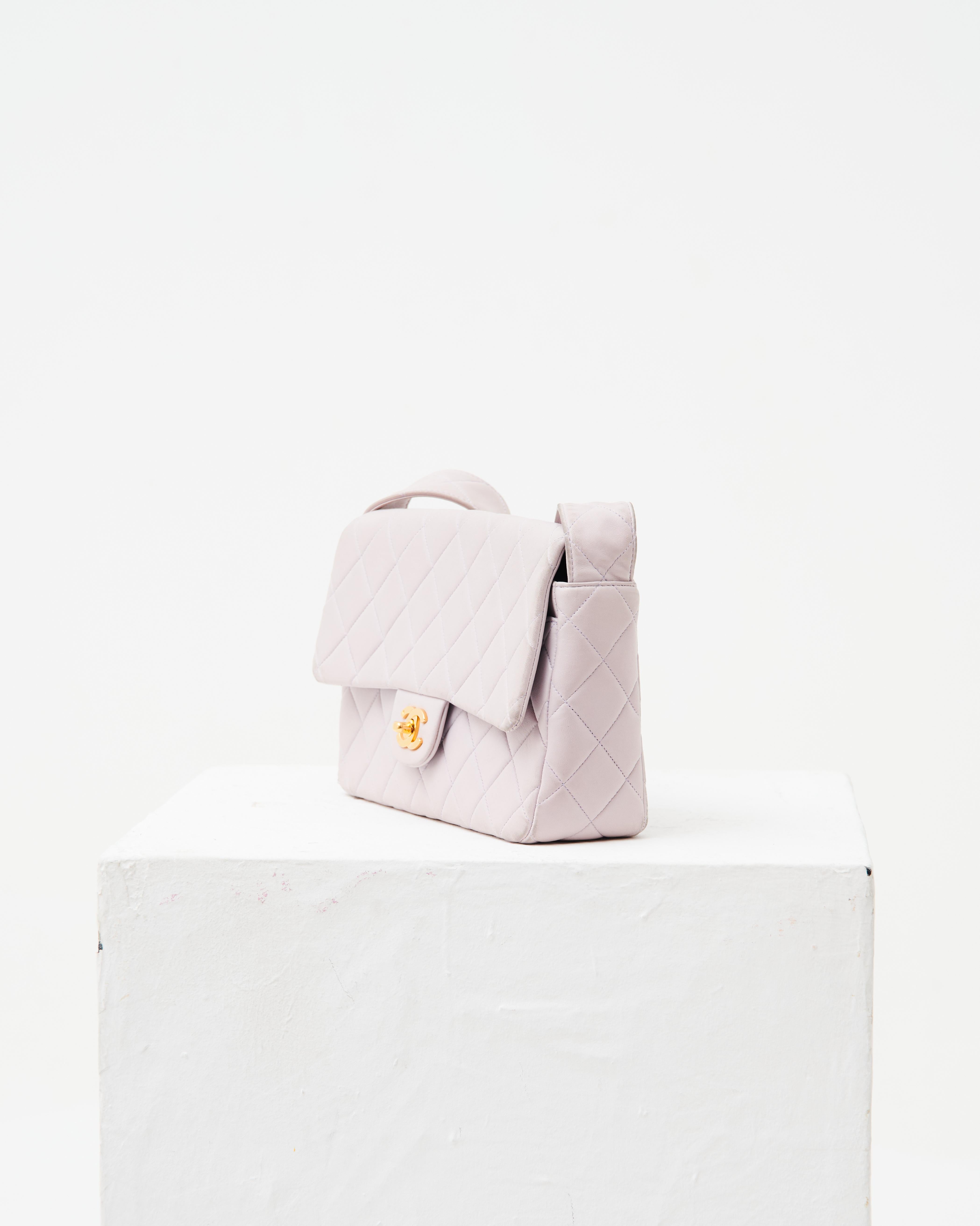 - Sold by Skof.Archive
- Chanel Cambon Leather Pink Bag
- Diamond quilting pattern
- Internal zippered pocket featuring a CC logo zipper pull
- Two pockets on the outside
- Certificate of authenticity included
- Leather Strap to be worn on the