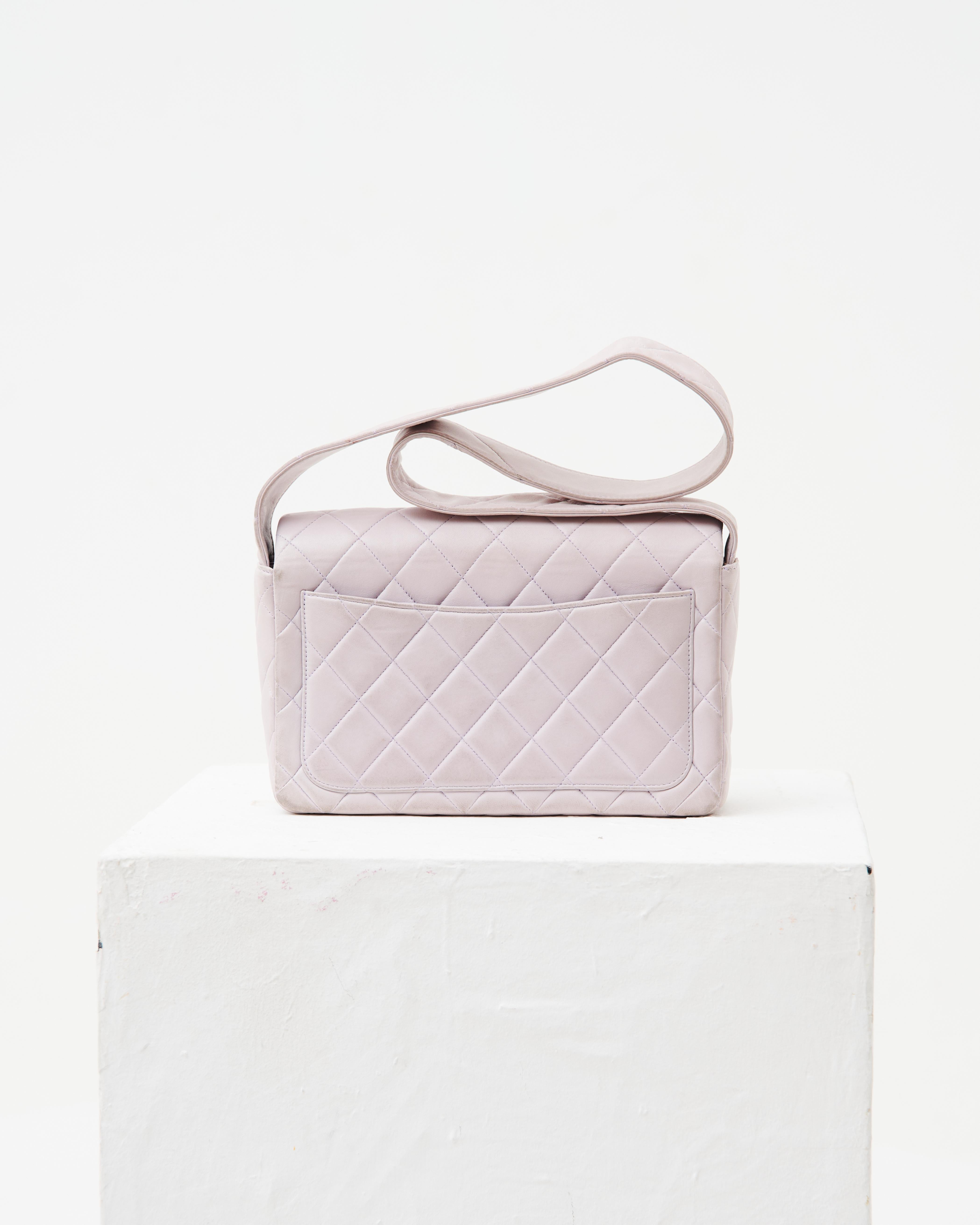 Chanel Cambon Leather Pink bag In condizioni ottime in vendita a Milano, IT
