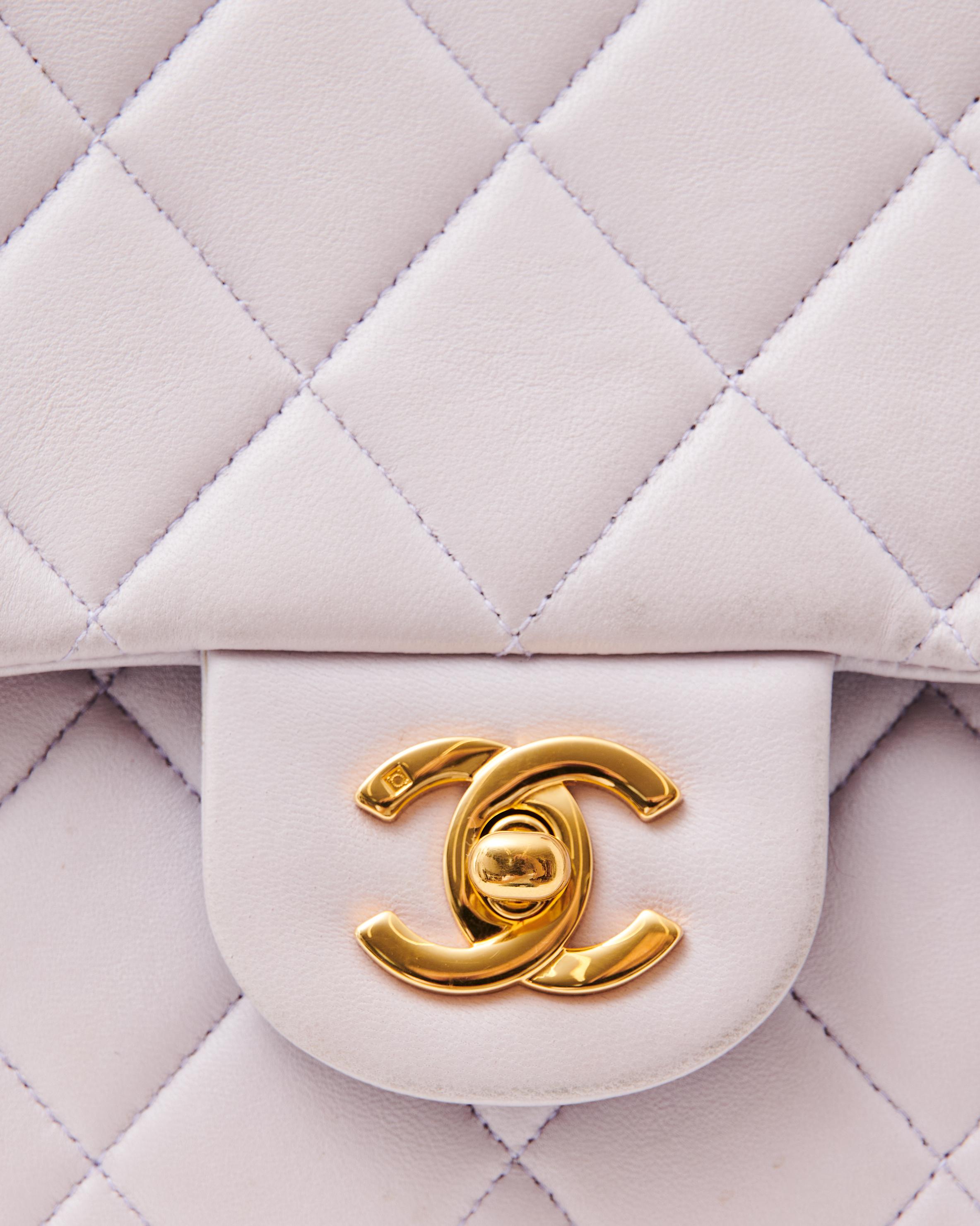 Chanel Cambon Leather Pink bag in vendita 4