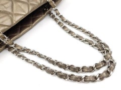 Chanel Cambon Ligne Chain 226553 Bronze Quilted Leather Tote