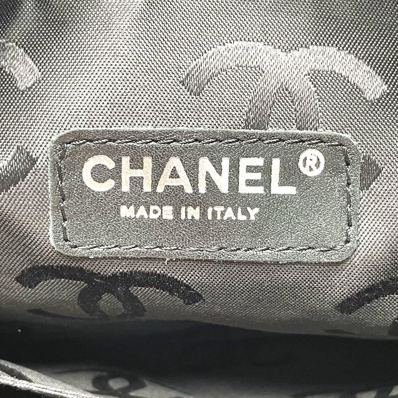 Chanel Cambon Multi-pocket Ligne Reporter Bag Large Beige Calfskin Leather For Sale 2