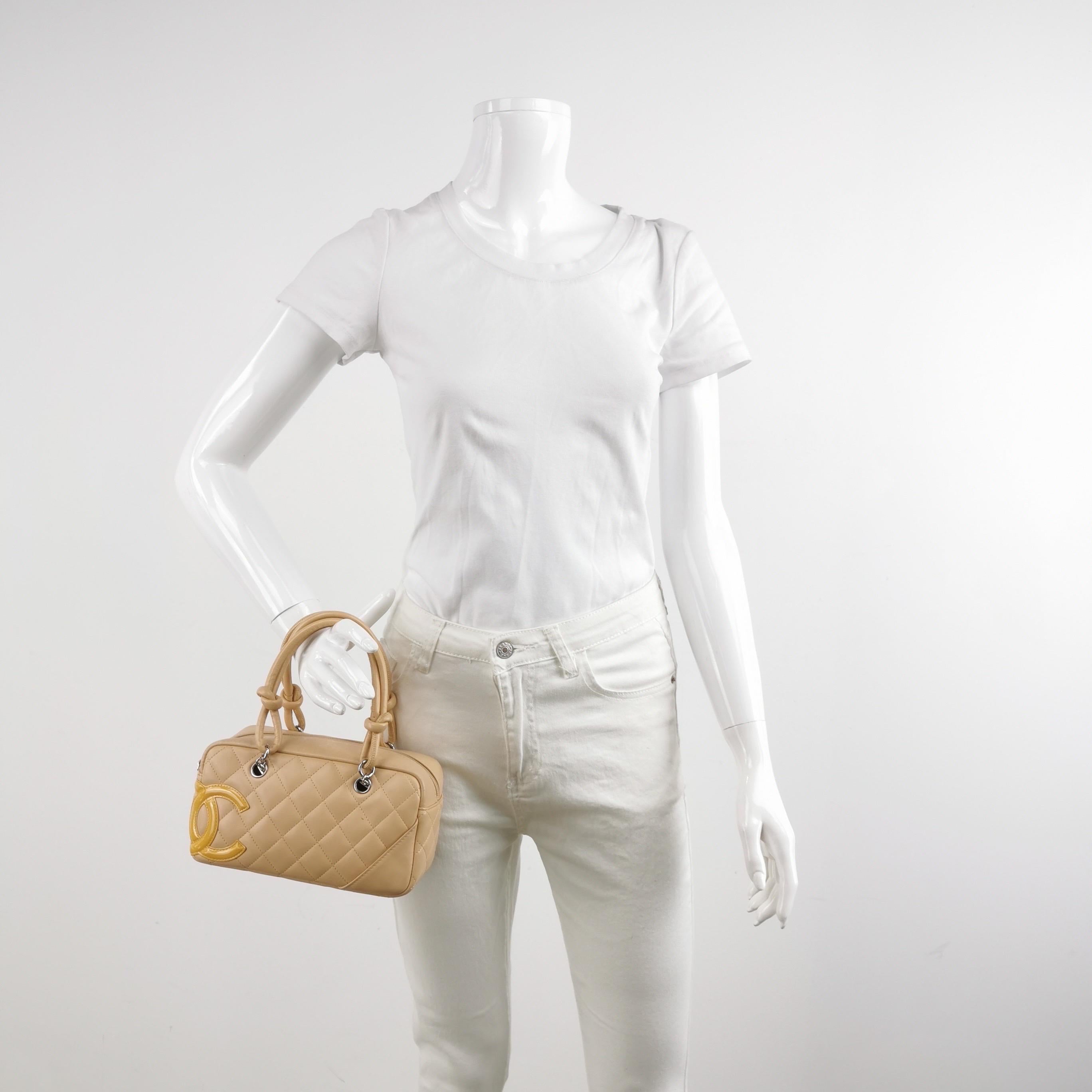 Named after the Cambon street in Paris the Chanel store is located. 

CONDITION: VERY GOOD

This preloved / preowned Chanel cambon shoulder bag is in very good condition. Rubbing around the corners. Scratches to the hardware. Light stains on the