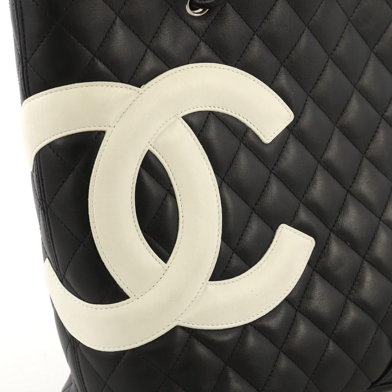 Chanel Cambon Tote Quilted Leather Medium 3