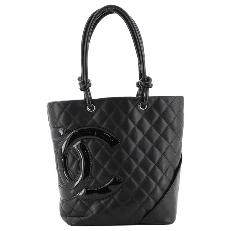 Chanel Cambon Tote Quilted Leather Medium