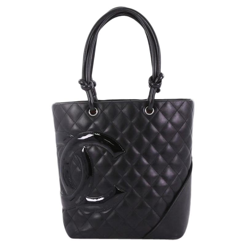 Chanel Cambon Tote Quilted Leather Medium