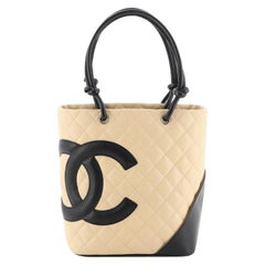 Chanel Cambon Tote Quilted Leather Medium