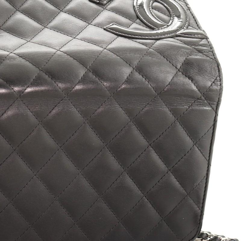 Chanel Cambon Wallet on Chain Quilted Leather 4