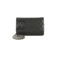 Chanel Cambon Wallet on Chain Quilted Leather