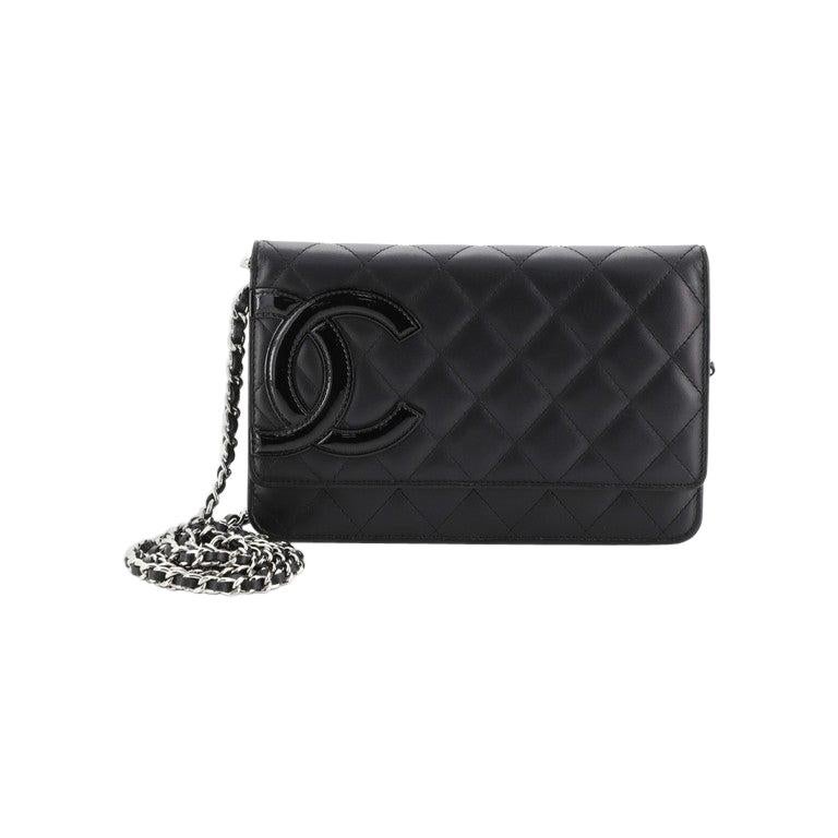 Chanel Cambon Wallet on Chain Quilted Leather at 1stDibs