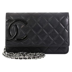 Chanel Cambon Wallet on Chain Quilted Leather
