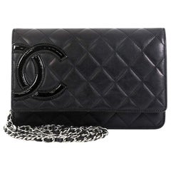Chanel Cambon Wallet on Chain Quilted Leather