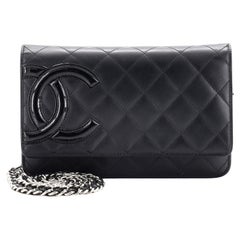 Chanel Cambon Wallet on Chain Quilted Leather