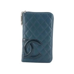 Chanel Cambon Zip Around Organizer Quilted Lambskin