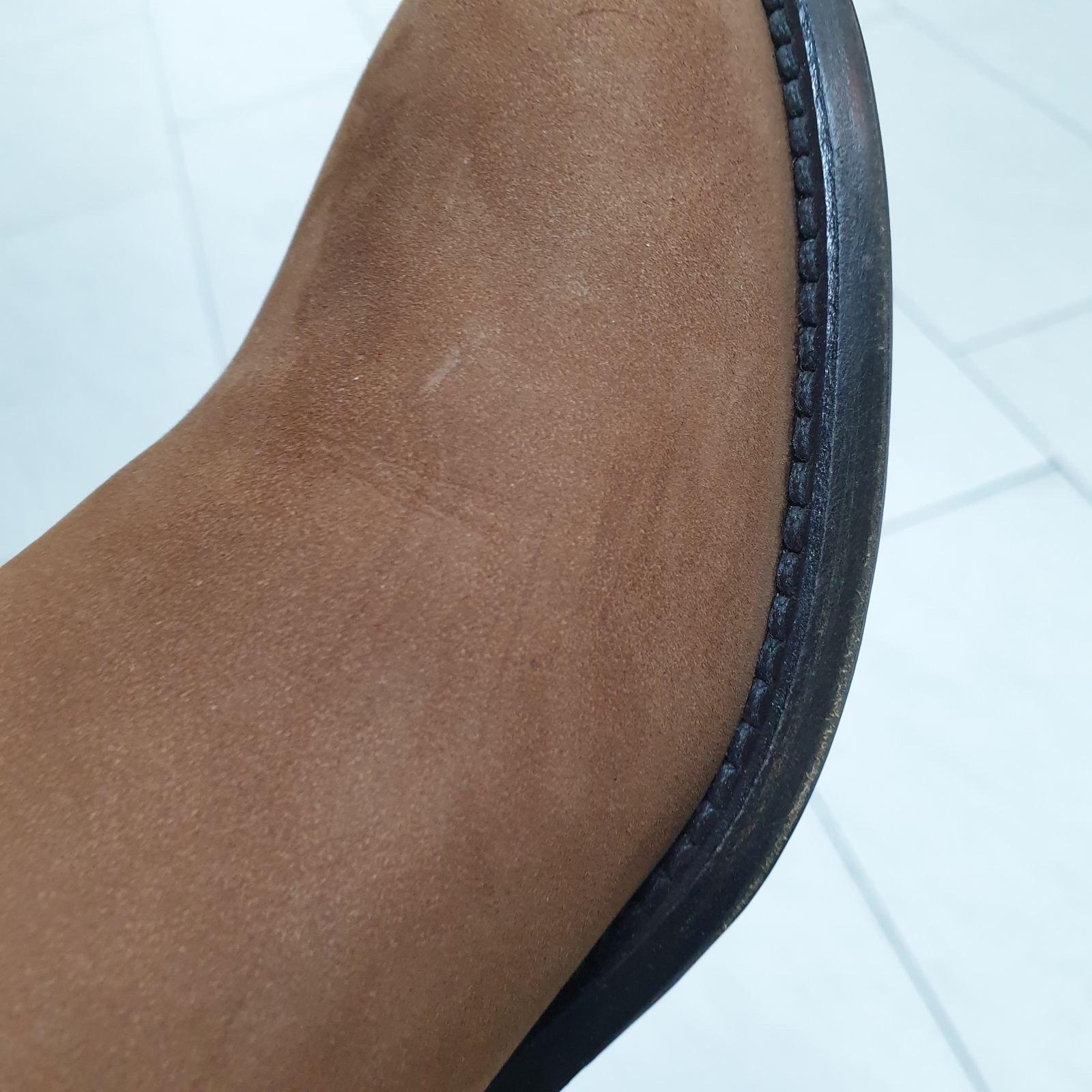 Chanel Camel Leather CC Mid Length Boots 6