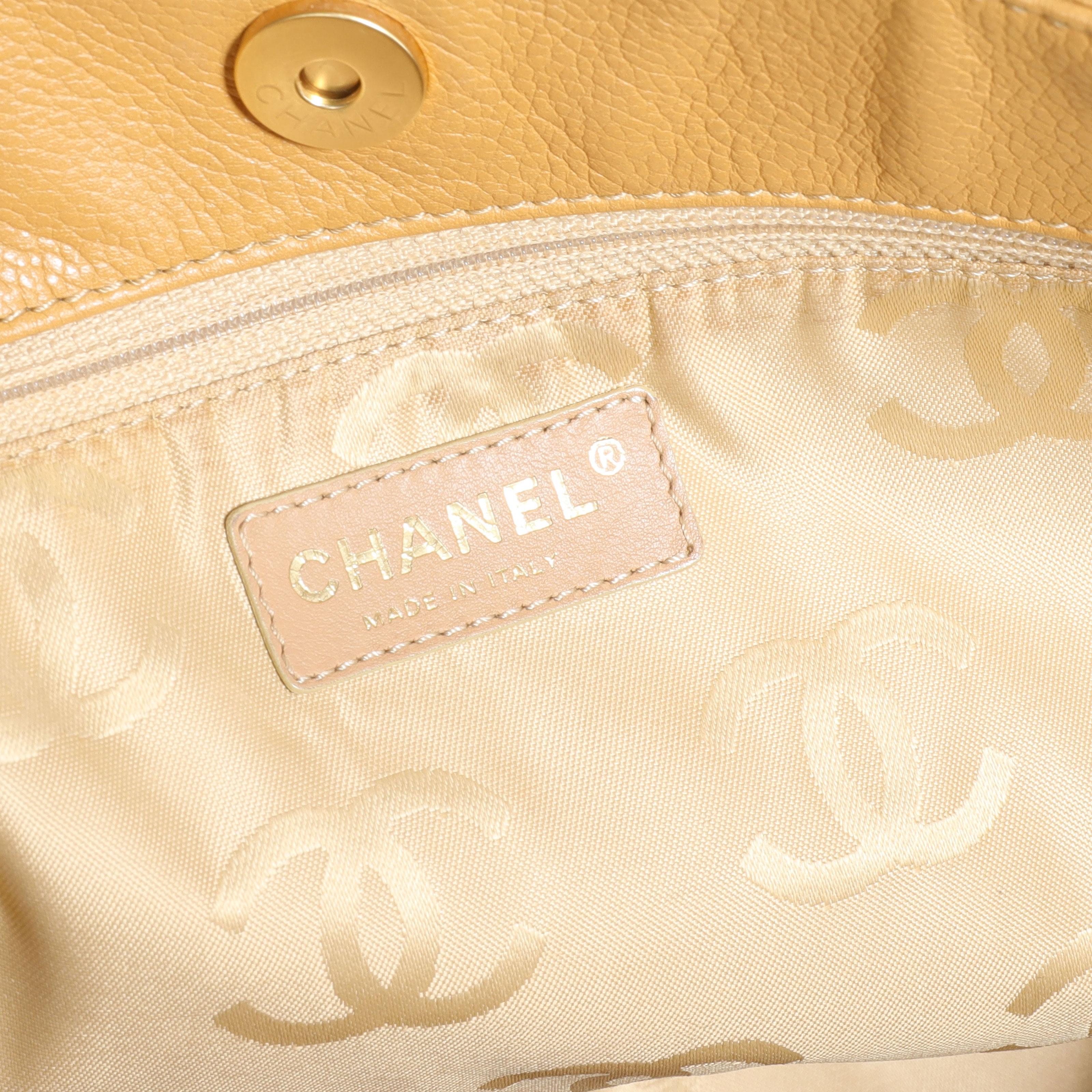 Chanel Camel Leather Timeless Shopping Bag
SKU: 109685

Handbag Condition: Very Good
Condition Comments: Very Good Condition. Faint marks to leather. Light scratching to hardware. Marks on interior.
Brand: Chanel
Model: Shopping Bag
Origin Country: