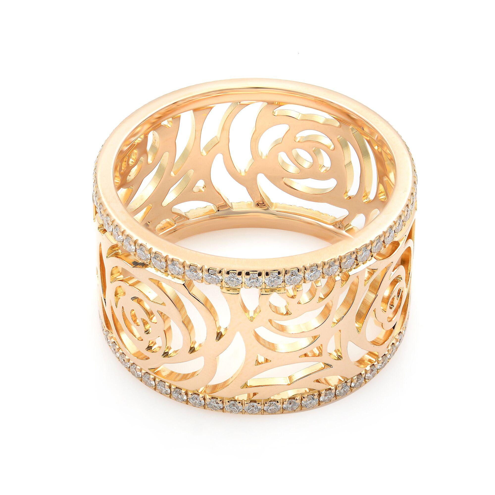 chanel camelia ajoure ring