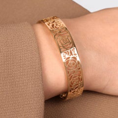 Chanel Camelia Ajoure Bangle