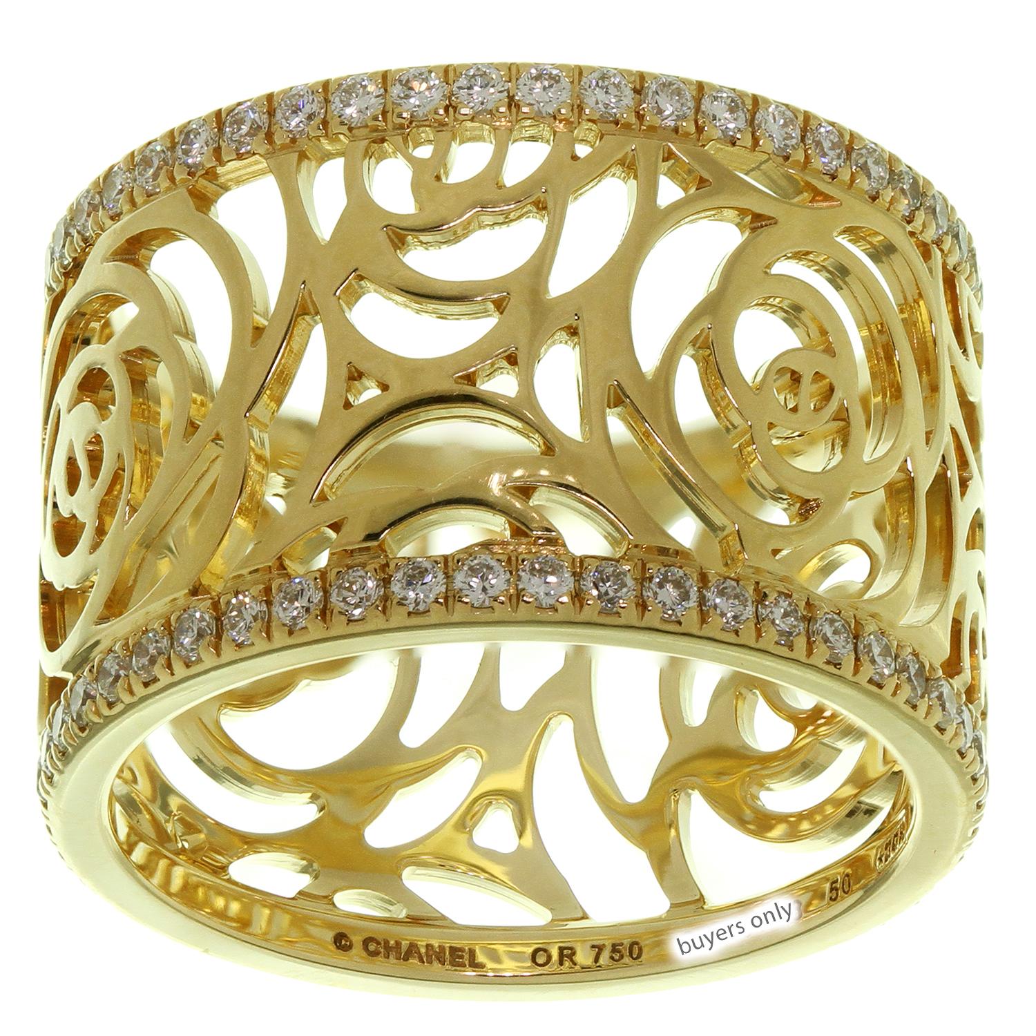 chanel camelia ring