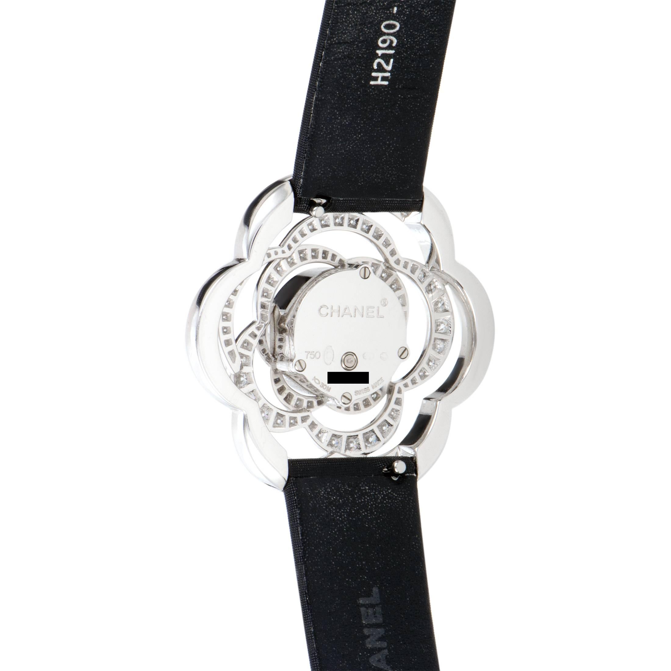 chanel camelia watch