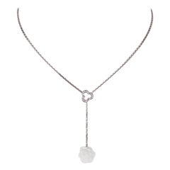 Chanel Camelia Diamond Drop Necklace