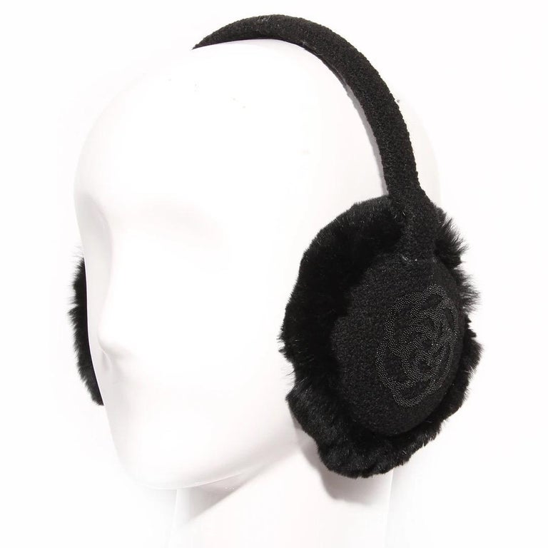 Chanel Camelia Earmuffs at 1stDibs chanel earmuffs