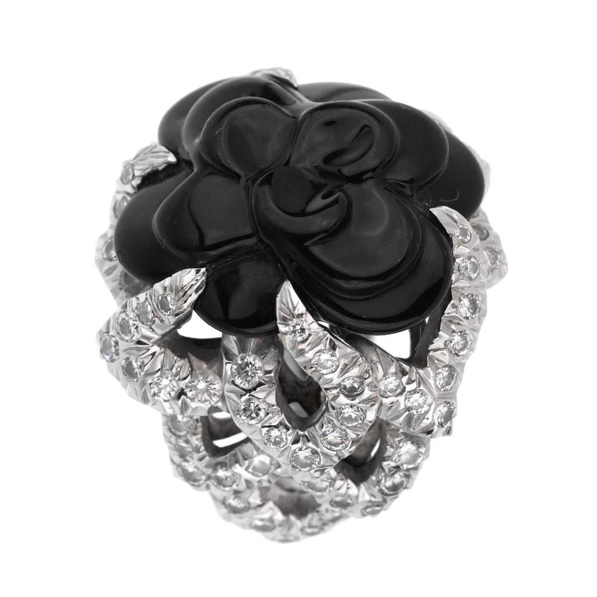 chanel rose ring