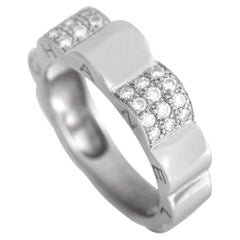 Chanel Camellia 18k White Gold Diamond Ring