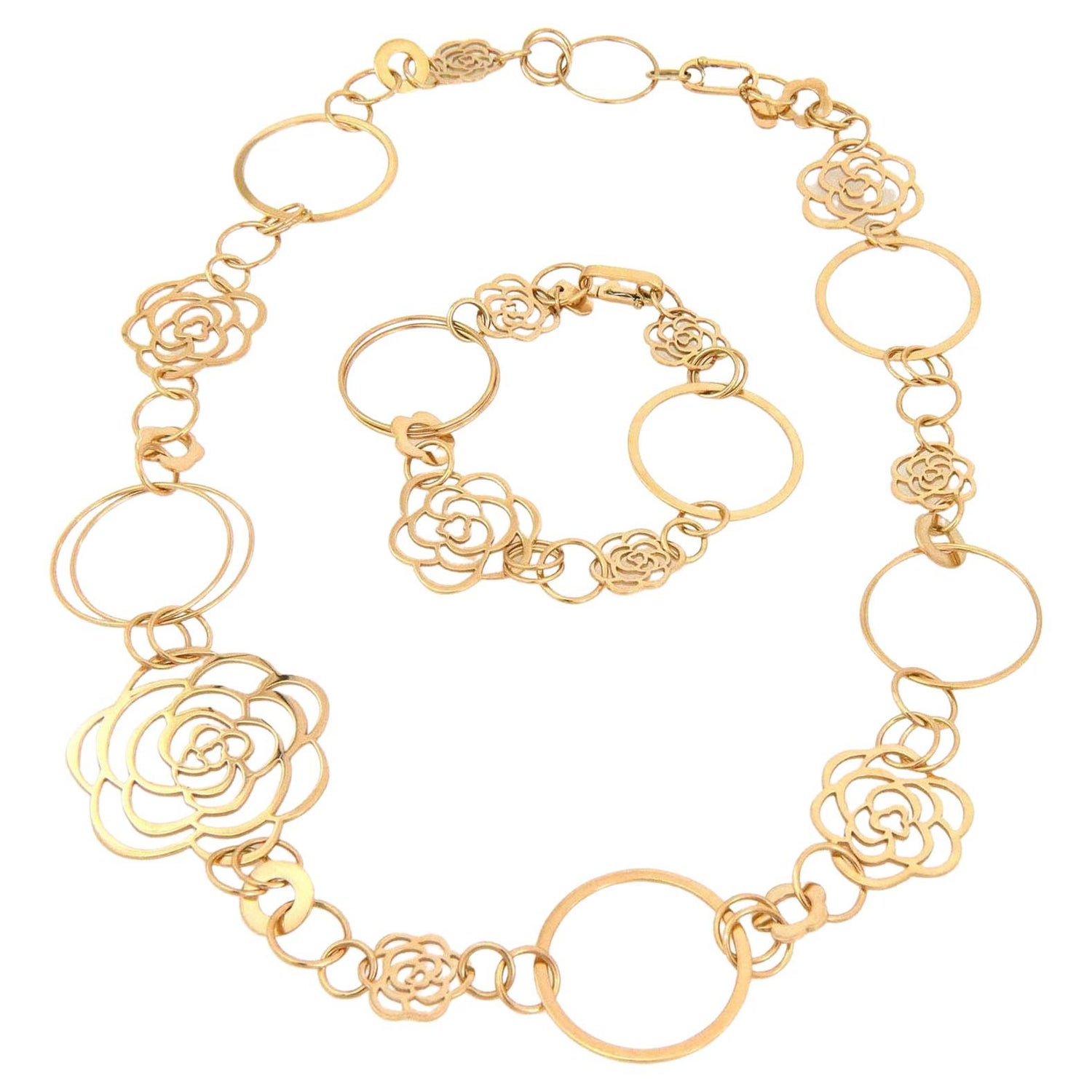 chanel necklace 14k gold