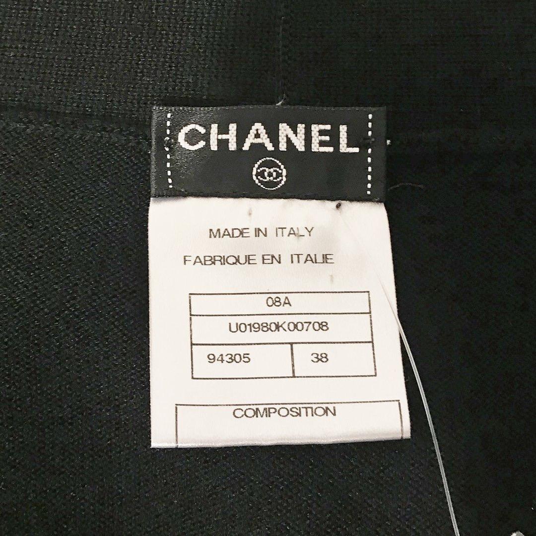 Women's Chanel Camellia Badge Cardigan Circa 2008