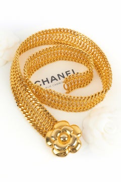 Chanel camellia belt Haute Couture