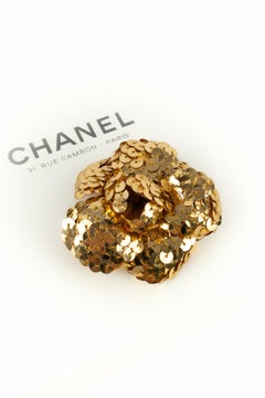 Chanel camellia brooch