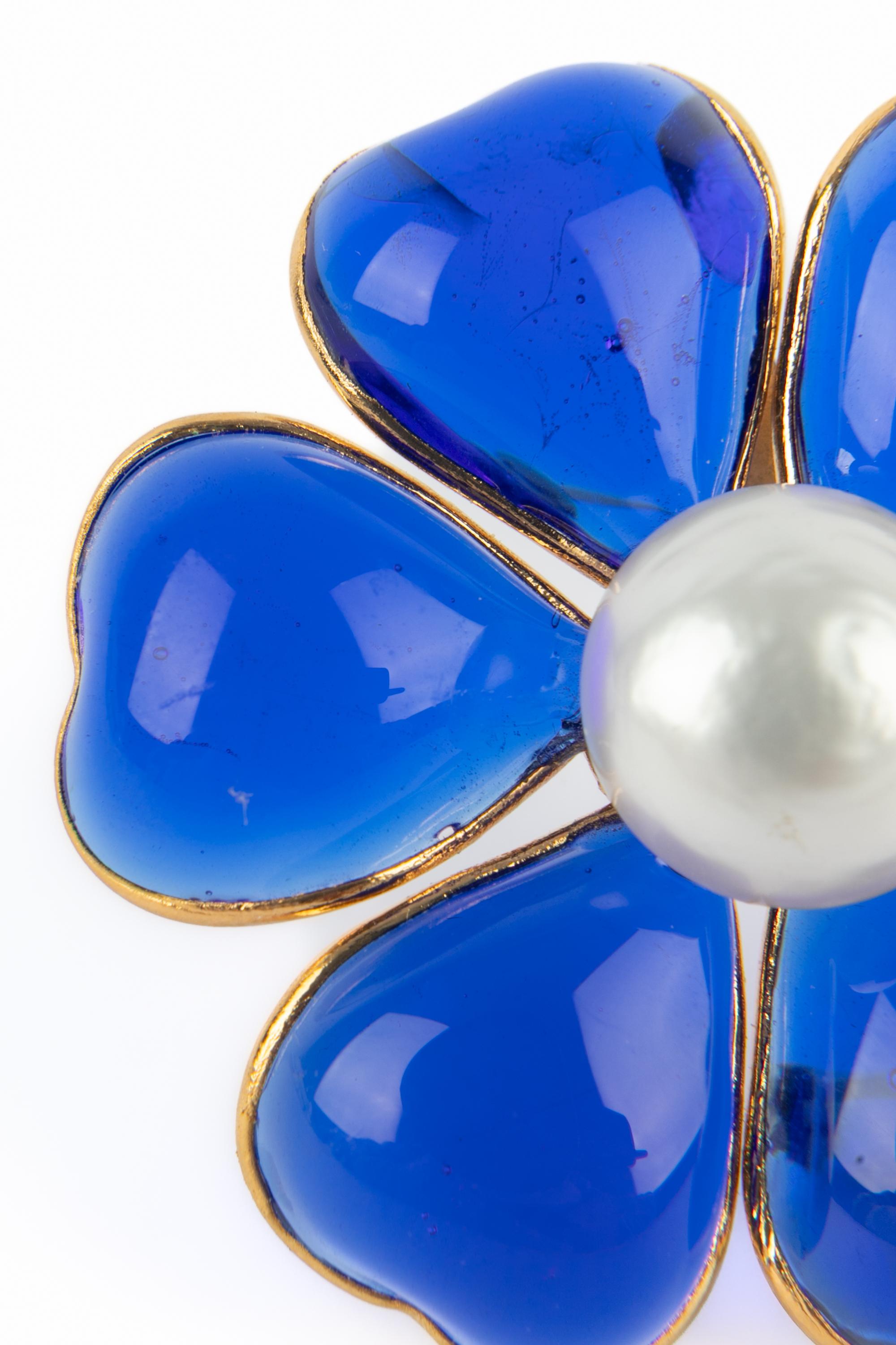 Chanel camellia brooch For Sale 1