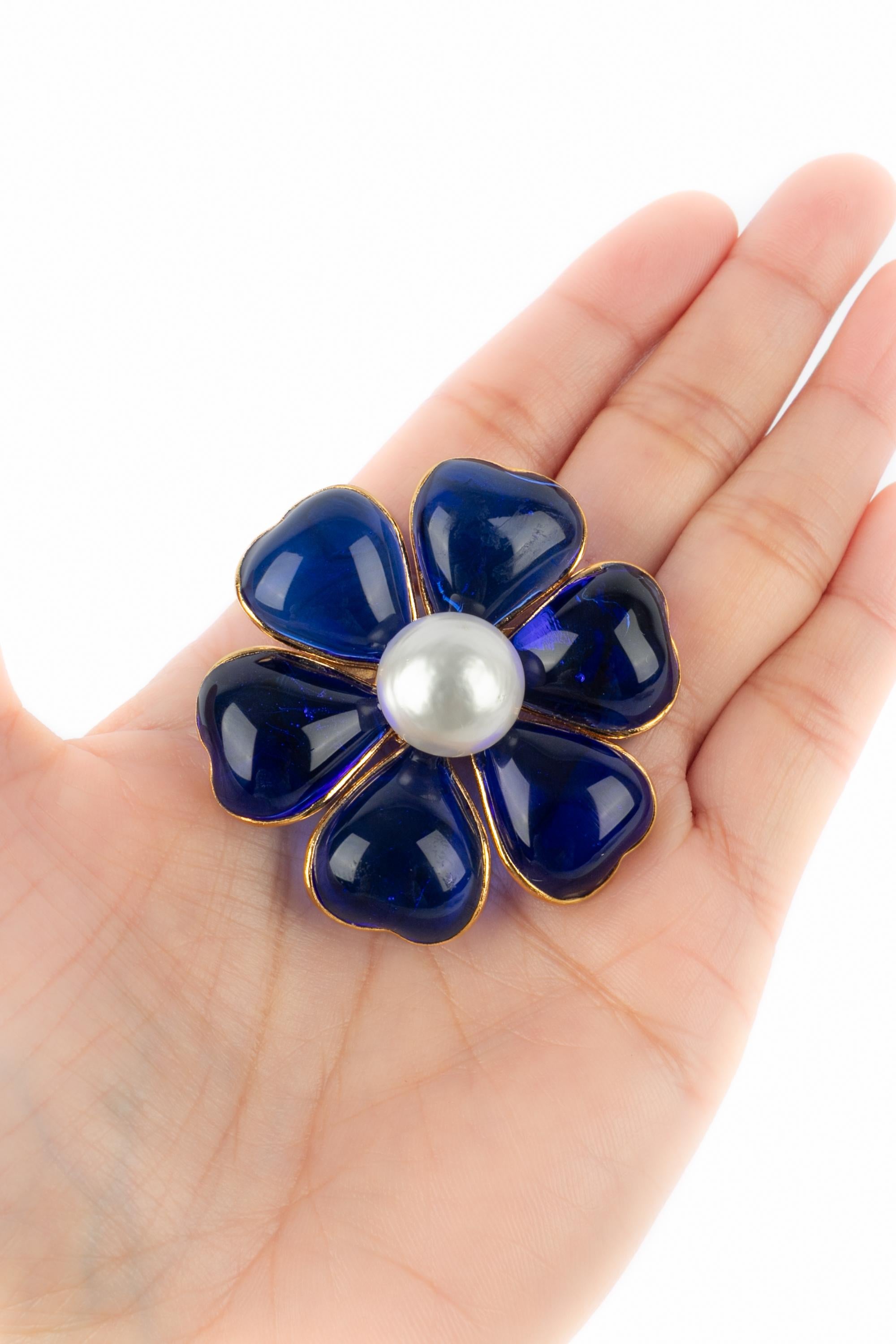 Chanel camellia brooch For Sale 3