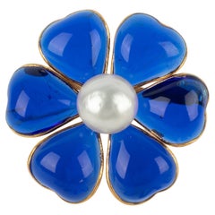 Chanel camellia brooch