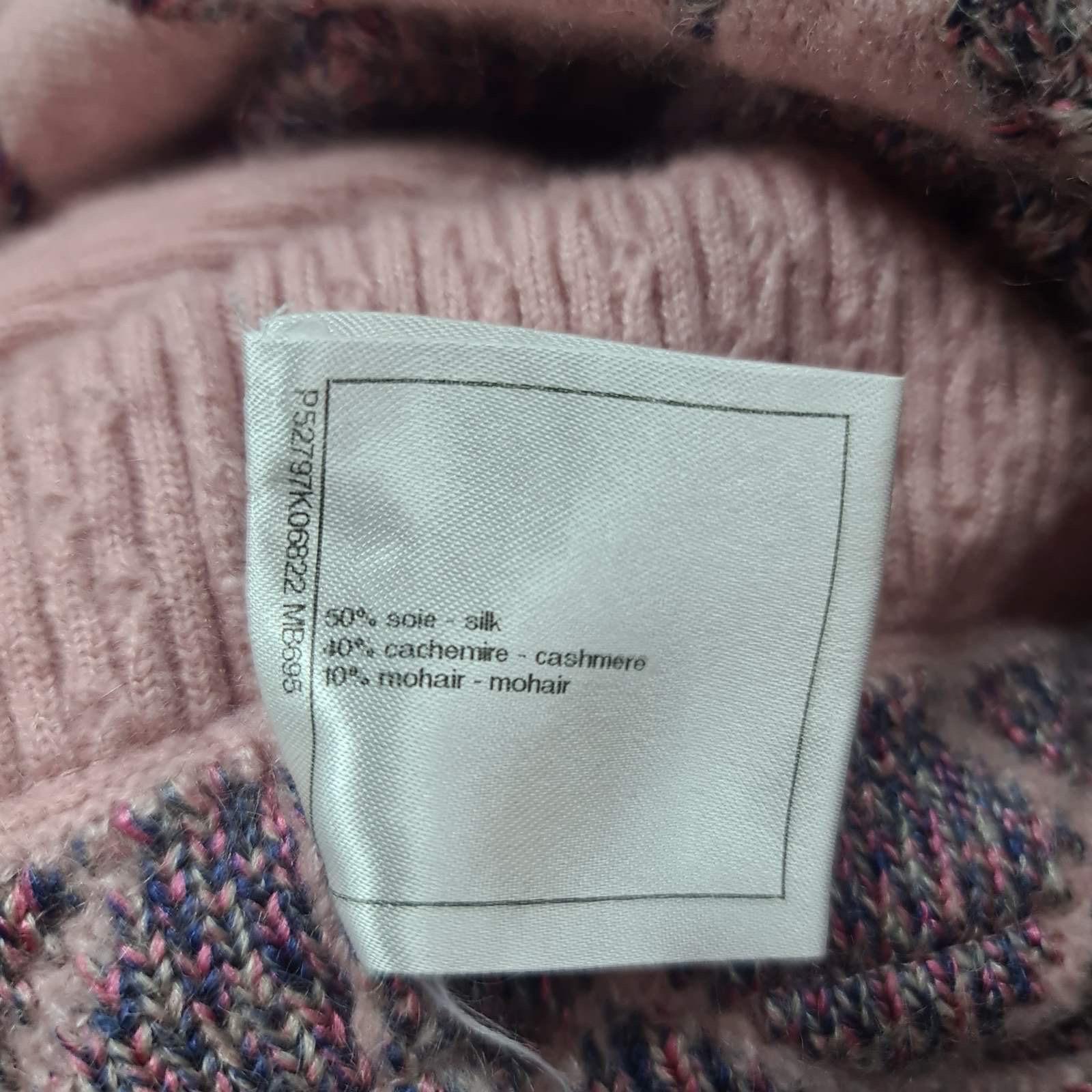 CHANEL Camellia Button Cardigan For Sale 2